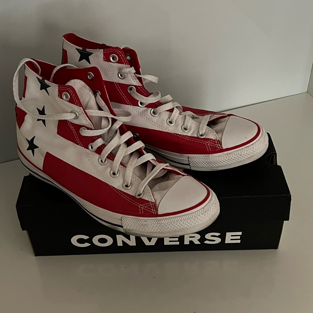 American Flag Converse